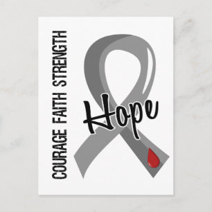 Courage Faith Hope 5 Diabetes Postkarte