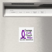 Courage Faith Strength Hope Bulimia Magnet (In Situ (Geschirrspüler))