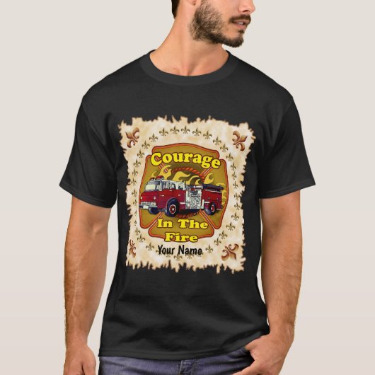Courage Fireruck T - Shirt (Vorderseite)