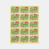 Courage Heart Word Art Soft Fleece Leder (Vorderseite)