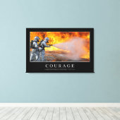 Courage: Inspirationsangebot Leinwanddruck (Insitu (Holzboden))