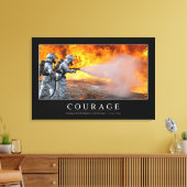 Courage: Inspirationsangebot Leinwanddruck (Insitu (Wohnzimmer))