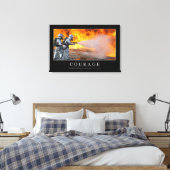 Courage: Inspirationsangebot Leinwanddruck (Insitu (Schlafzimmer))