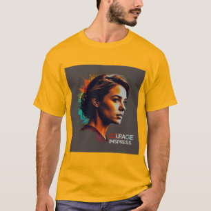 Courage Inspiriere Fortschritt - Multicolor Inspir T-Shirt