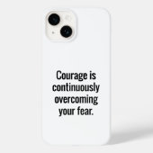 Courage iPhone Case (Rückseite)