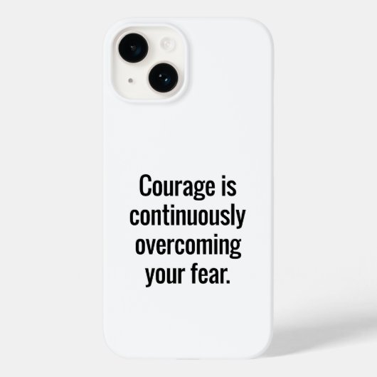 Courage iPhone Case (Rückseite)