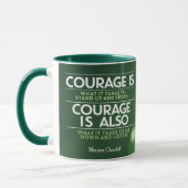 Courage ist, was es braucht tasse (Links)