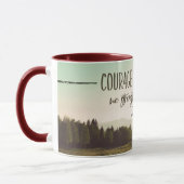 Courage ist wie ein Muskel Tasse (Links)