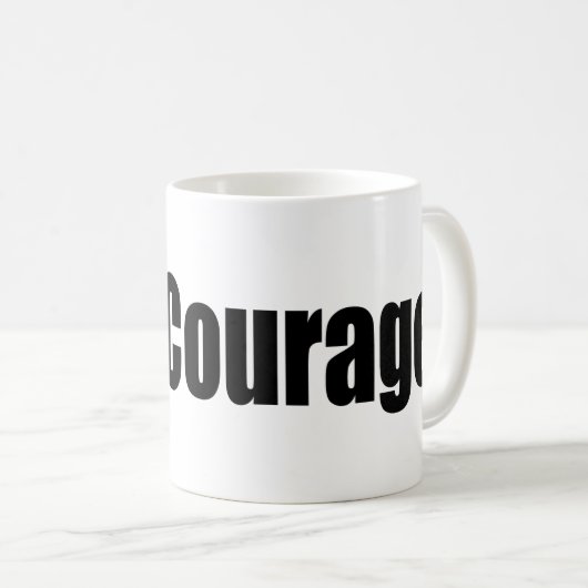 Courage Kaffeetasse (VorderseiteRechts)