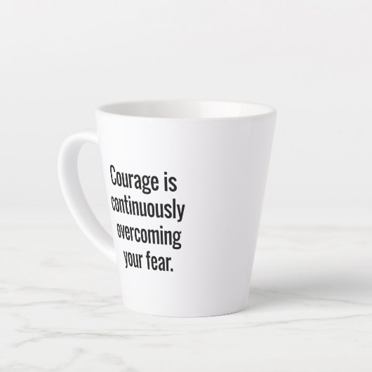 Courage Latte Tasse (Linke Ecke)