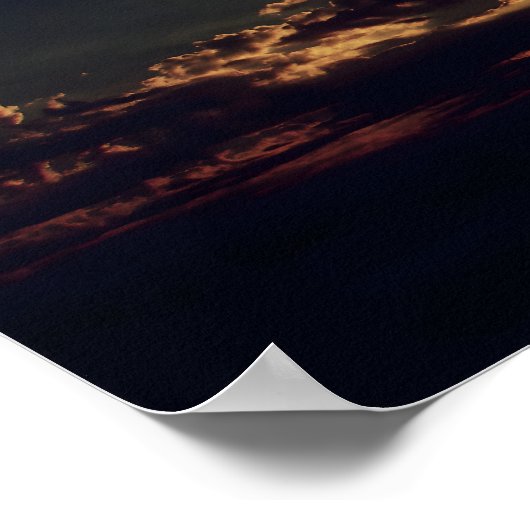 "Courage" Lewis Cass Inspiration Zitat Poster (Ecke)