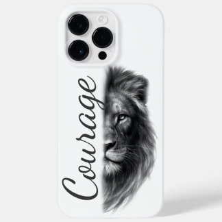 Courage Lion Artistic Minimal- Case-Mate iPhone 14 Pro Max Hülle