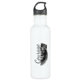Courage Lion Artistic Minimal Tee-Thermal Tumbler Edelstahlflasche