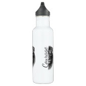 Courage Lion Artistic Minimal Tee-Thermal Tumbler Edelstahlflasche (Rechts)