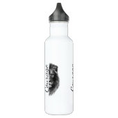Courage Lion Artistic Minimal Tee-Thermal Tumbler Edelstahlflasche (Links)