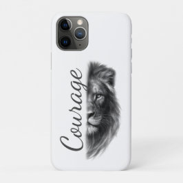 Courage Löwe Künstlerisch Minimal- Case-Mate iPhone Hülle