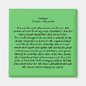 Courage Magnet (Vorne)