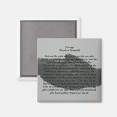 Courage Magnet (Vorderseite/Rückseite)