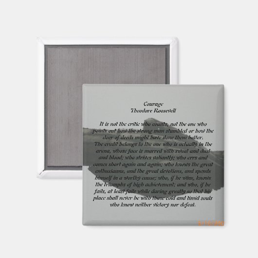 Courage Magnet (Vorderseite/Rückseite)