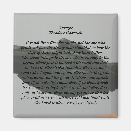 Courage Magnet (Vorne)