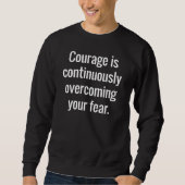 Courage Men Basic Sweatshirt (Vorderseite)