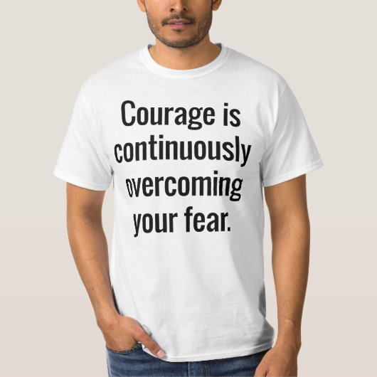 Courage Men's Value T - Shirt (Vorderseite)