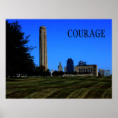 Courage Motivierend Poster (Vorne)