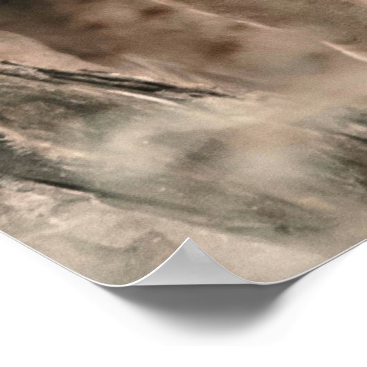 Courage motivierend Poster (Ecke)