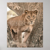 Courage motivierend Poster (Vorne)