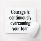 Courage Mouse Pad Mousepad (Mit Mouse)
