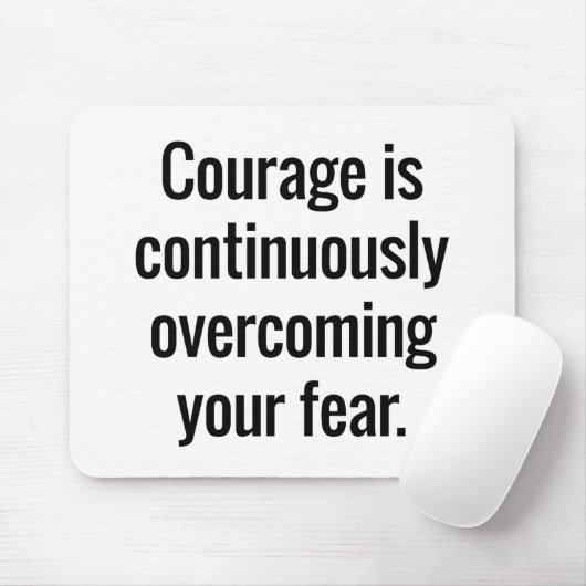 Courage Mouse Pad Mousepad (Mit Mouse)