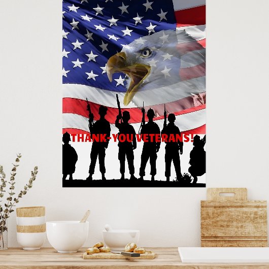 Courage, Opferbereitschaft und Service 2025 Poster (Küche)