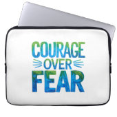 Courage over fear laptopschutzhülle (Vorderseite)