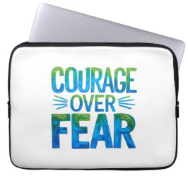 Courage over fear laptopschutzhülle