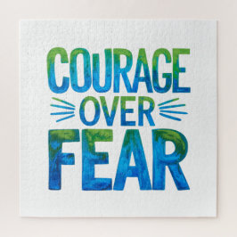 Courage over fear puzzle