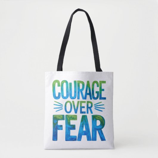 Courage over fear tasche (Vorderseite)