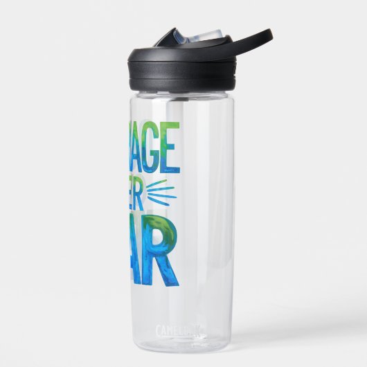 Courage over fear trinkflasche (Links)