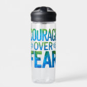 Courage over fear trinkflasche (Vorderseite)