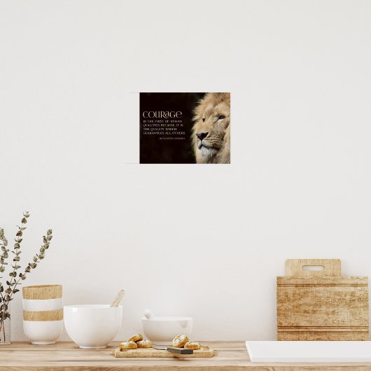 Courage Poster (Küche)