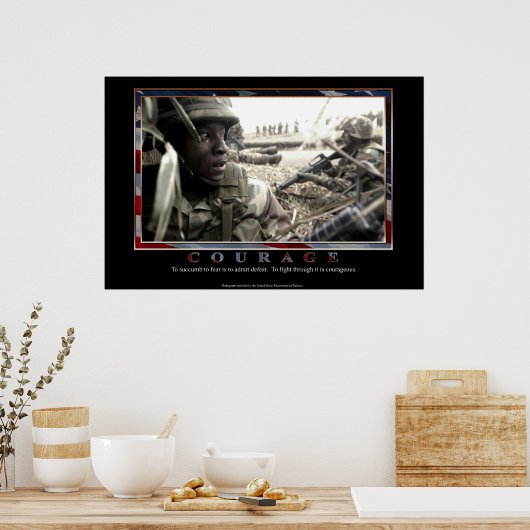 Courage Poster (Küche)