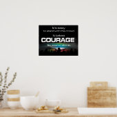Courage Poster (Küche)