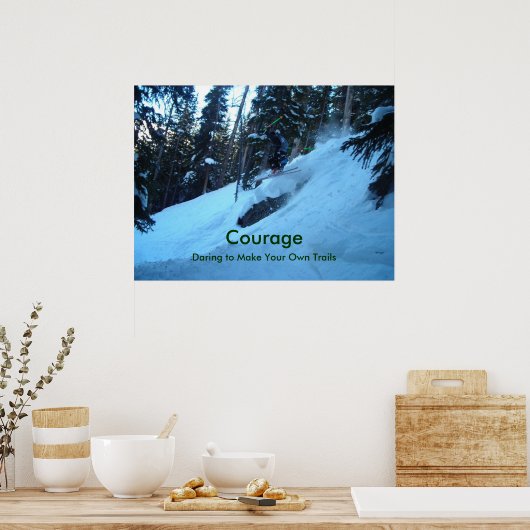Courage Poster (Küche)