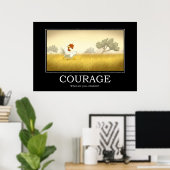 Courage Poster (Heimbüro)