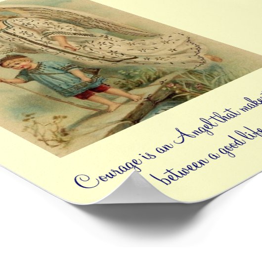 Courage Poster (Ecke)