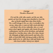 Courage Postkarte (Vorderseite)