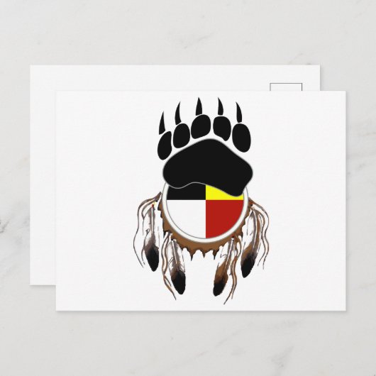 Courage Postkarte (Vorne/Hinten)