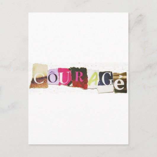 Courage Postkarte (Vorderseite)