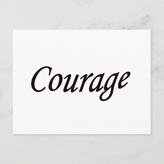 Courage Postkarte (Vorderseite)