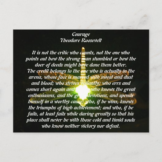 Courage Postkarte (Vorderseite)