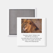 Courage Roar Magnet (Vorderseite/Rückseite)